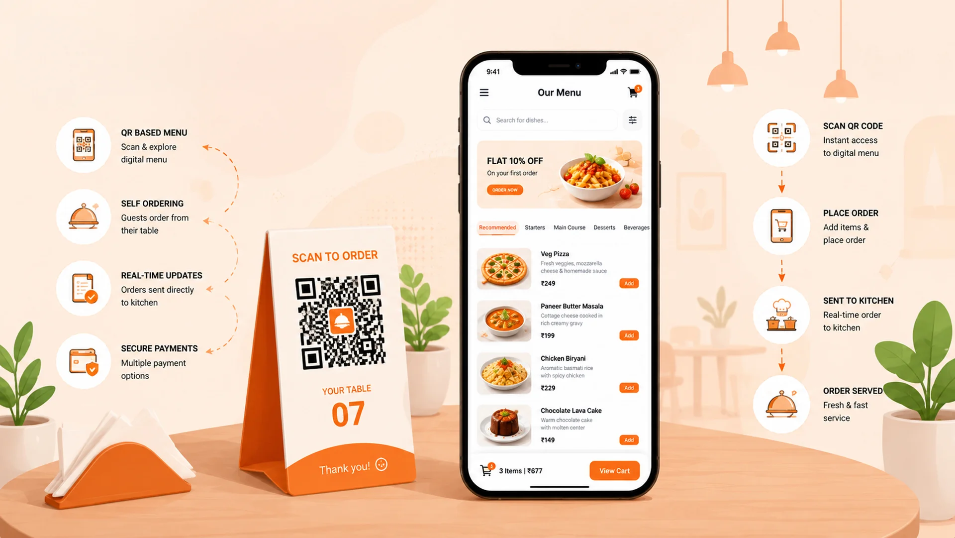 Petpooja Captain Ordering App – Restaurant Operations Experience - Motion & Video